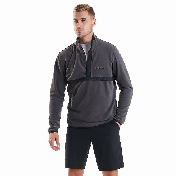 Pánska Fleece Berghaus Aslam Čierne Siva Slovensko 7953PHOCT